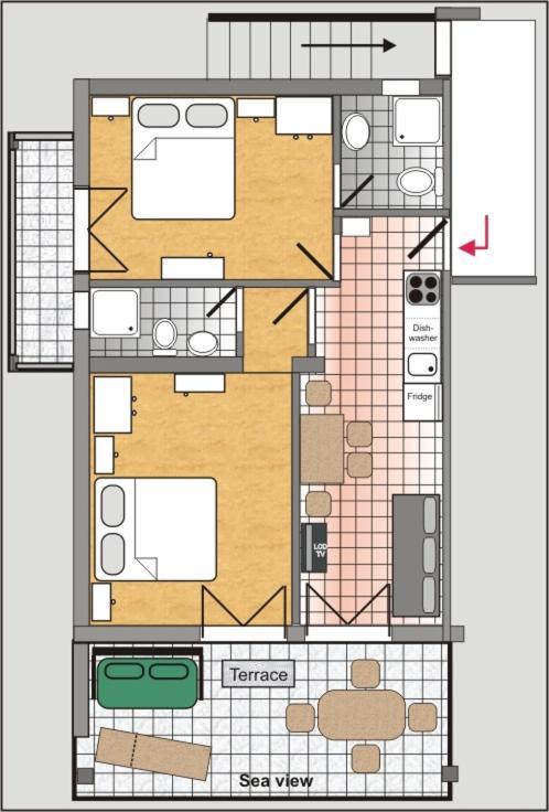 Apartments Dora Banjol Exteriér fotografie